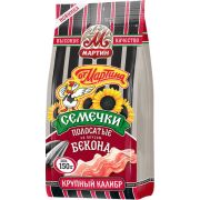 Семечки от Мартина отборные полосатые со вкусом бекона 150гр 1*32шт