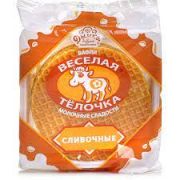 Вафли Веселая Тёлочка сливочные 150г 1*24 Киров В-64