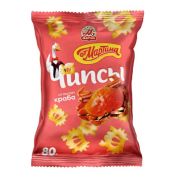 Чипсы кольца от Мартина 80гр со вк.краба  1*24шт