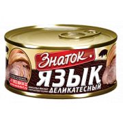 Язык деликатесный 325г 1*12 Знаток ЗН10