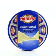 Сыр плавленый КРУГ «СЛИВОЧНЫЙ» Президент 280г 45% 1*9