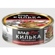 Килька каспийская обж в т/с неразд ГОСТ 240гр жб №3 ключ 1*18 Владкон