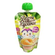 Пюре фруктовое из яблок, абрикосов со сливками 90мл 1*12 Дары Кубани для детей
