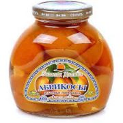 Абрикосы половинки компот 580мл(310гр) 1*12 ст/б Золотая Долина