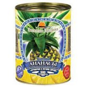 Ананас кружочки 580гр 1*24 ж/б Золотая Долина