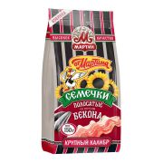 Семечки от Мартина отборные полосатые со вкусом бекона 150гр 1*20шт/3158*