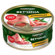 Ветчина домашняя Гост 325гр 1*12 Главпродукт 7144