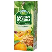 Сочная Долина мультифруктовый (ссн) 0,2л 1*15