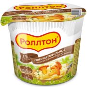 Карт.пюре Роллтон 40г стакан (лисички+смет.соус) 1*24