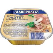 Паштет 95гр Квадрат банкетный с шампиньонами 1*32 Главпродукт 6976
