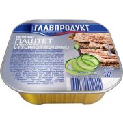 Паштет 95гр Квадрат нежный из гусиной печени 1*32 Главпродукт 7187